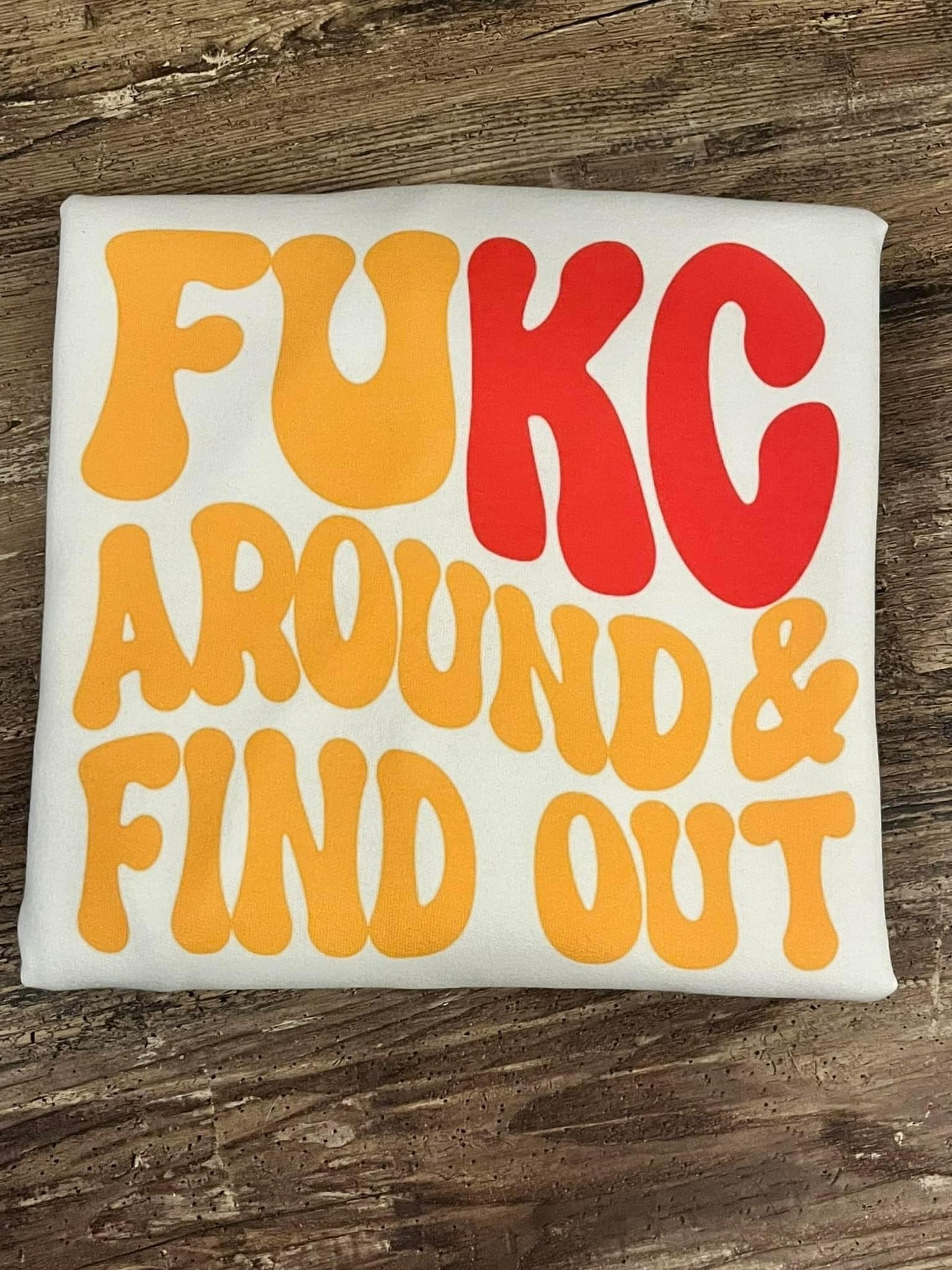 FUKC AROUND & FIND OUT CHIEFS CREWNECK SWEATSHIRT