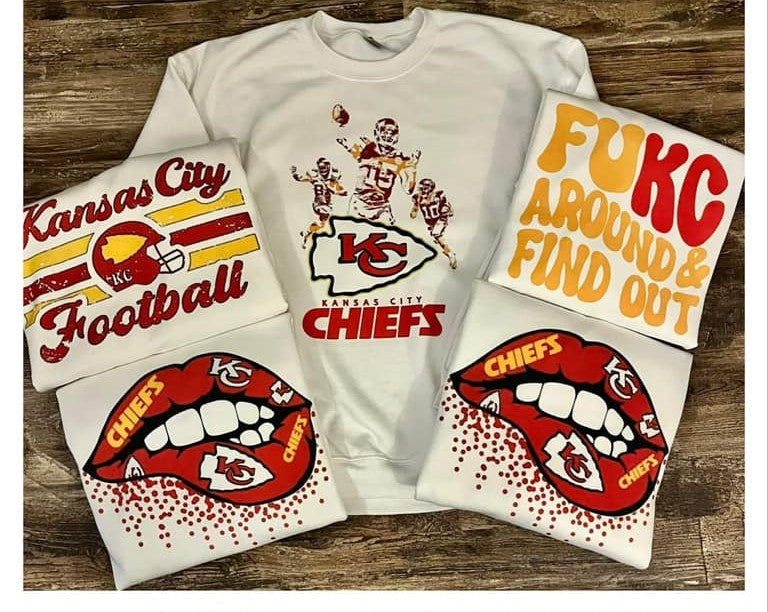 FUKC AROUND & FIND OUT CHIEFS CREWNECK SWEATSHIRT