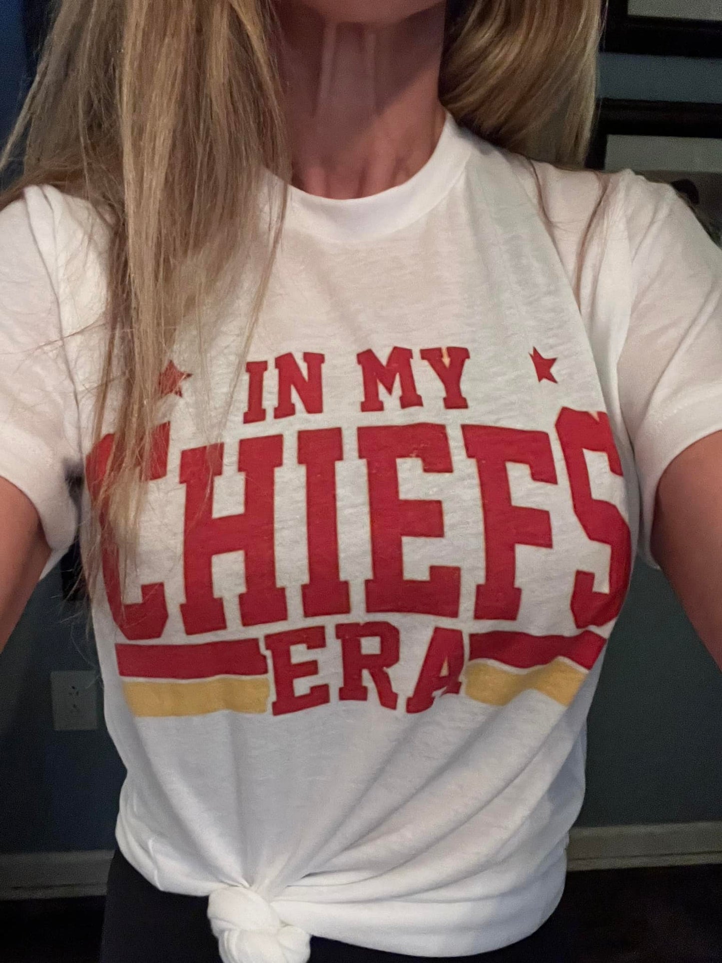 IN MY CHIEFS ERA KANSAS CITY TEE OR CREWNECK SWEATSHIRT
