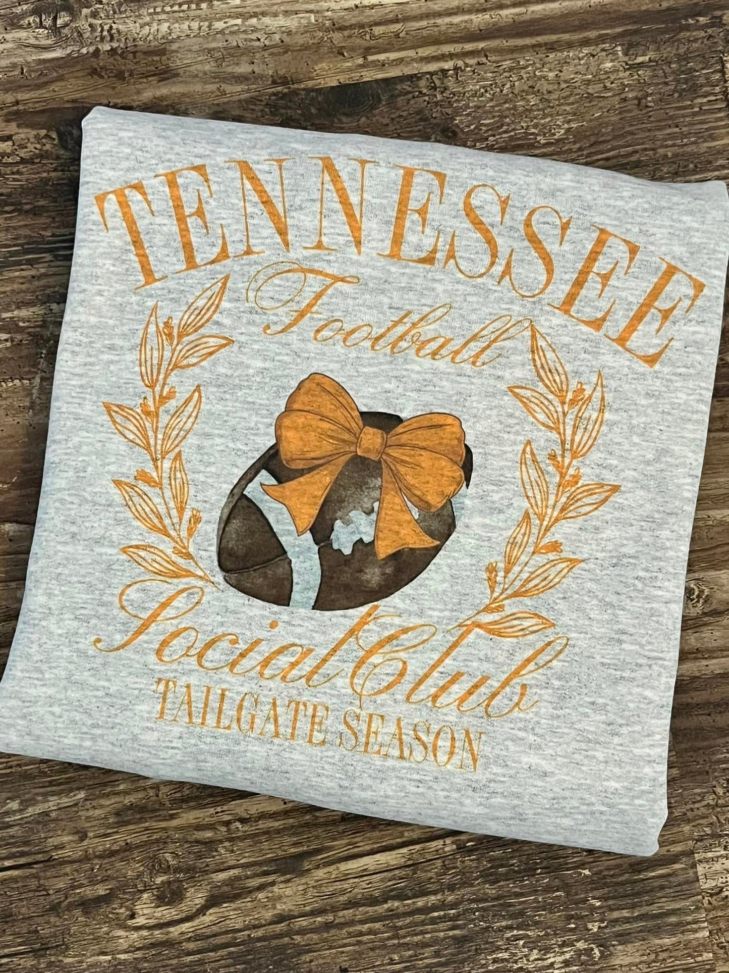 TENNESSEE FOOTBALL SOCIAL CLUB TEE OR CREWNECK SWEATSHIRT