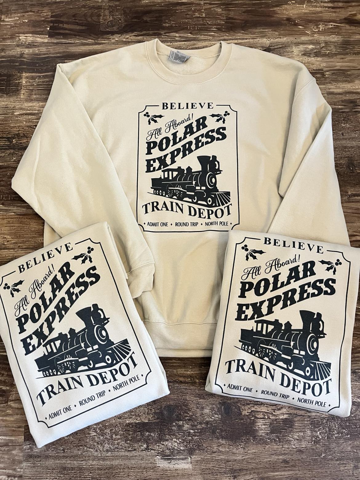 POLAR EXPRESS HOLIDAY CREWNECK SWEATSHIRT