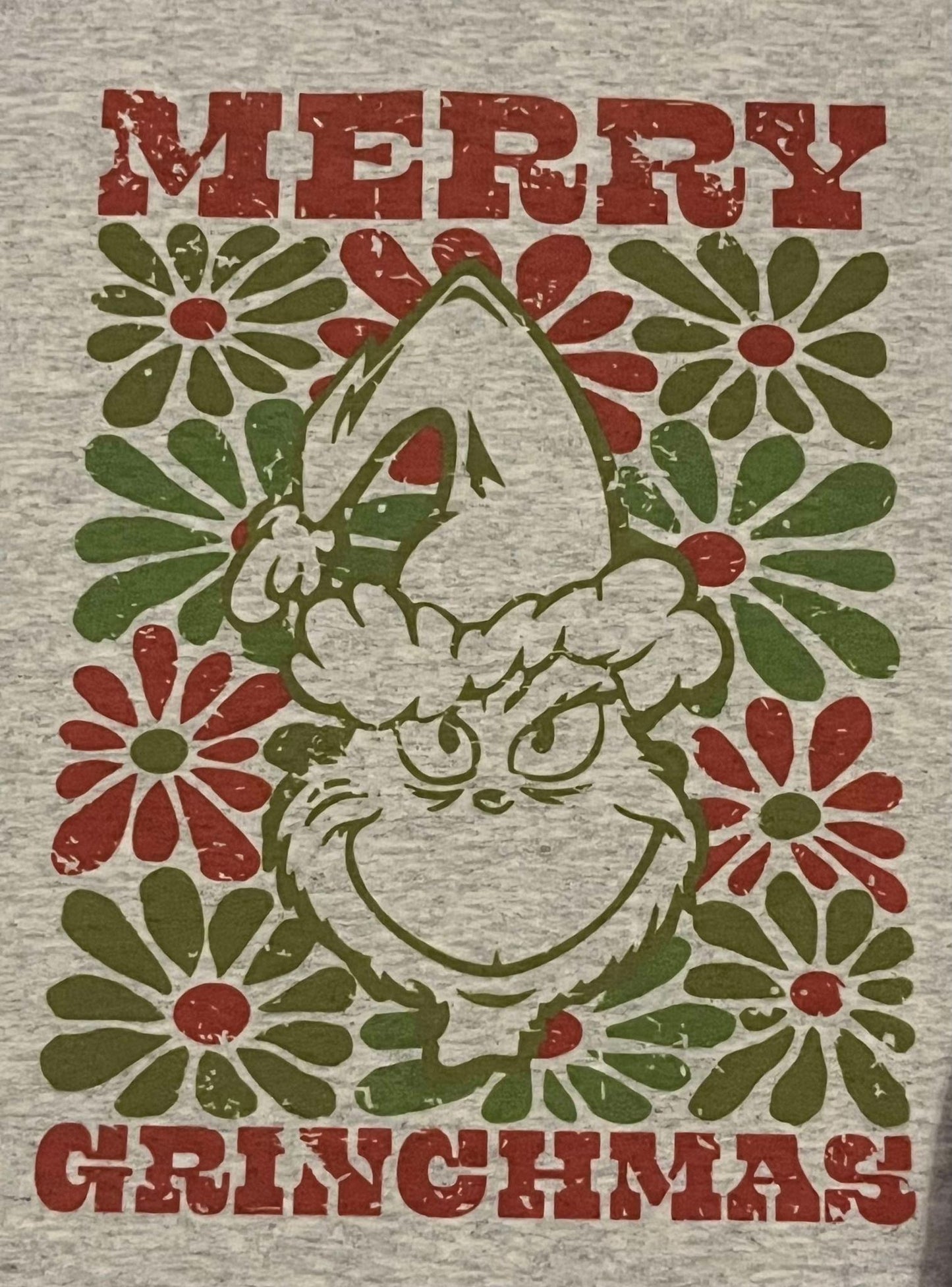 MERRY GRINCHMAS RETRO CHRISTMAS CREWNECK