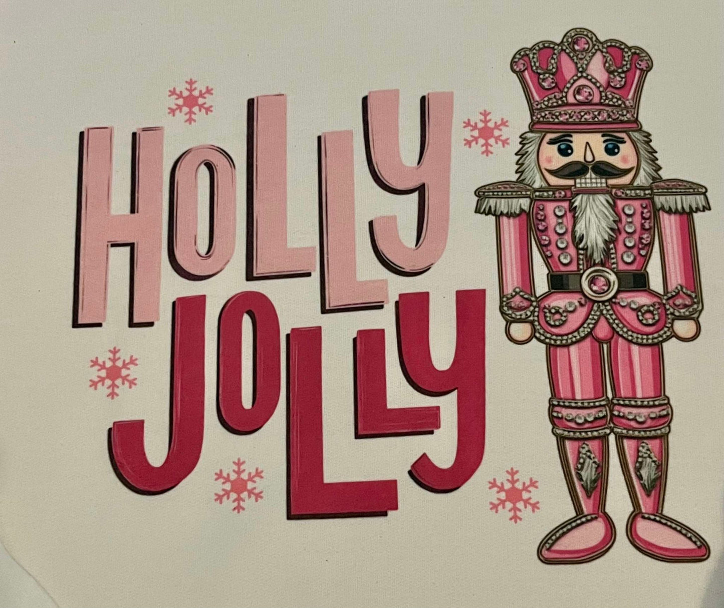 HOLLY JOLLY NUTCRACKER TEE OR CREWNECK SWEATSHIRT