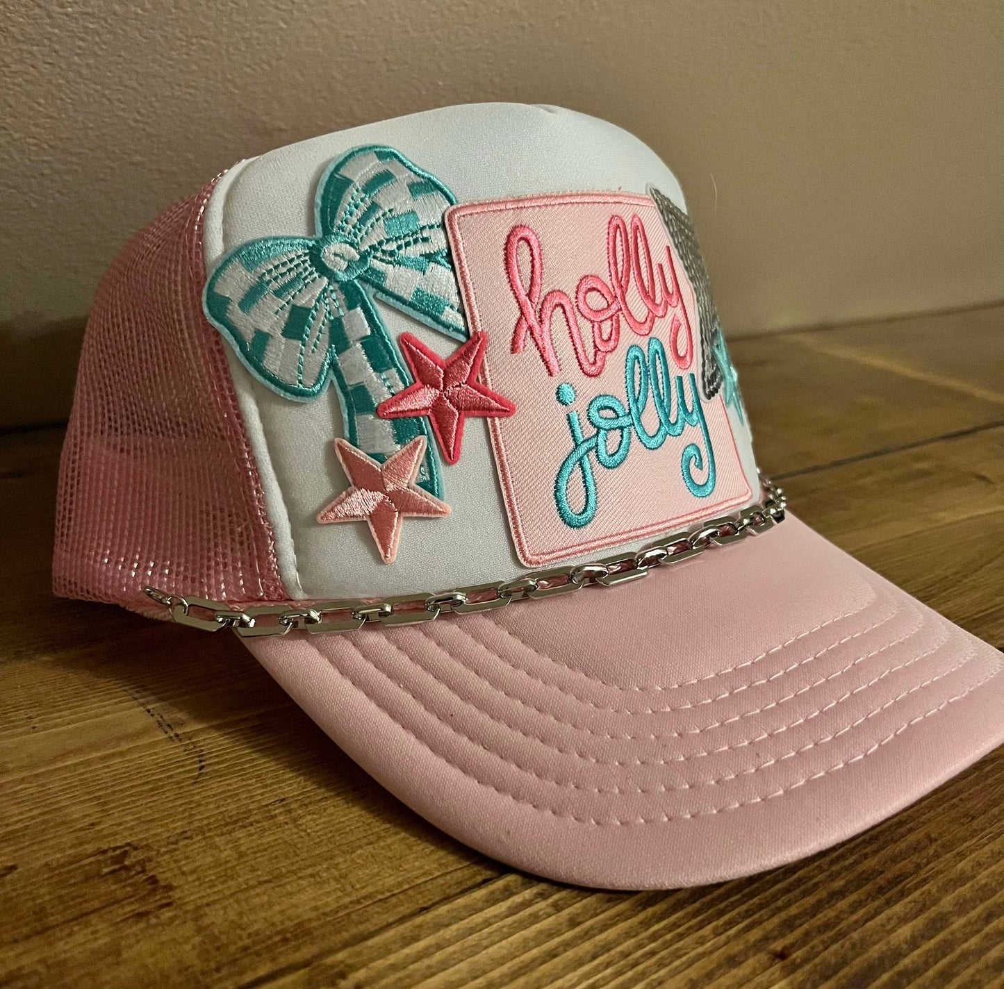 HOLLY JOLLY TRUCKER HAT