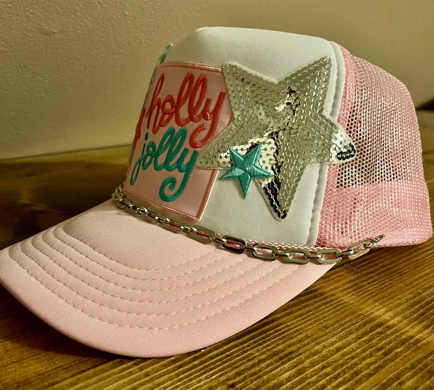 HOLLY JOLLY TRUCKER HAT