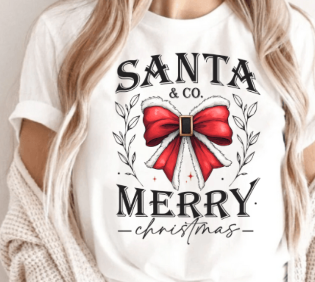 SANTA & CO COQUETTE TEE OR CREWNECK SWEATSHIRT