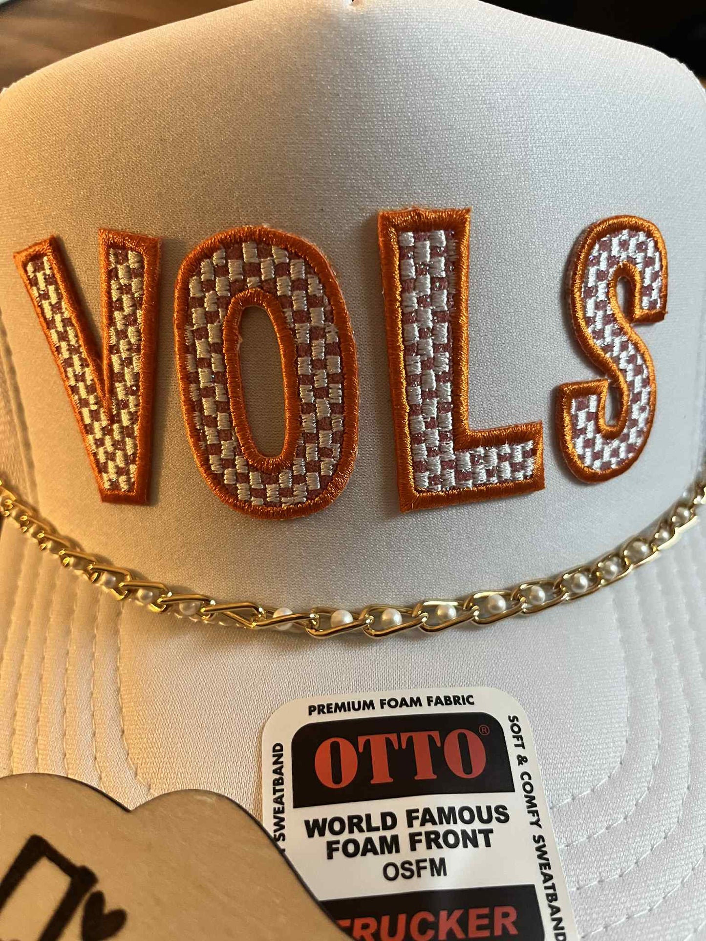 CHECKERED VOLS TRUCKER HAT