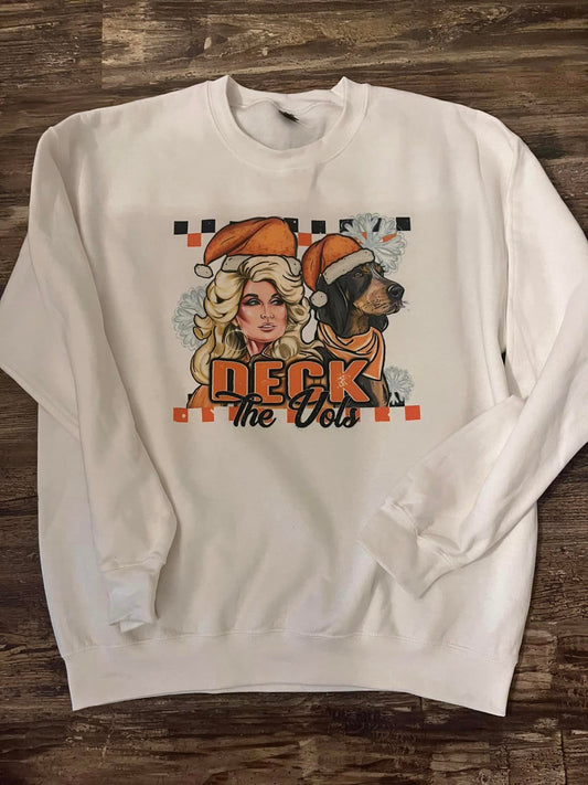 DECK THE VOLS CREWNECK SWEATSHIRT