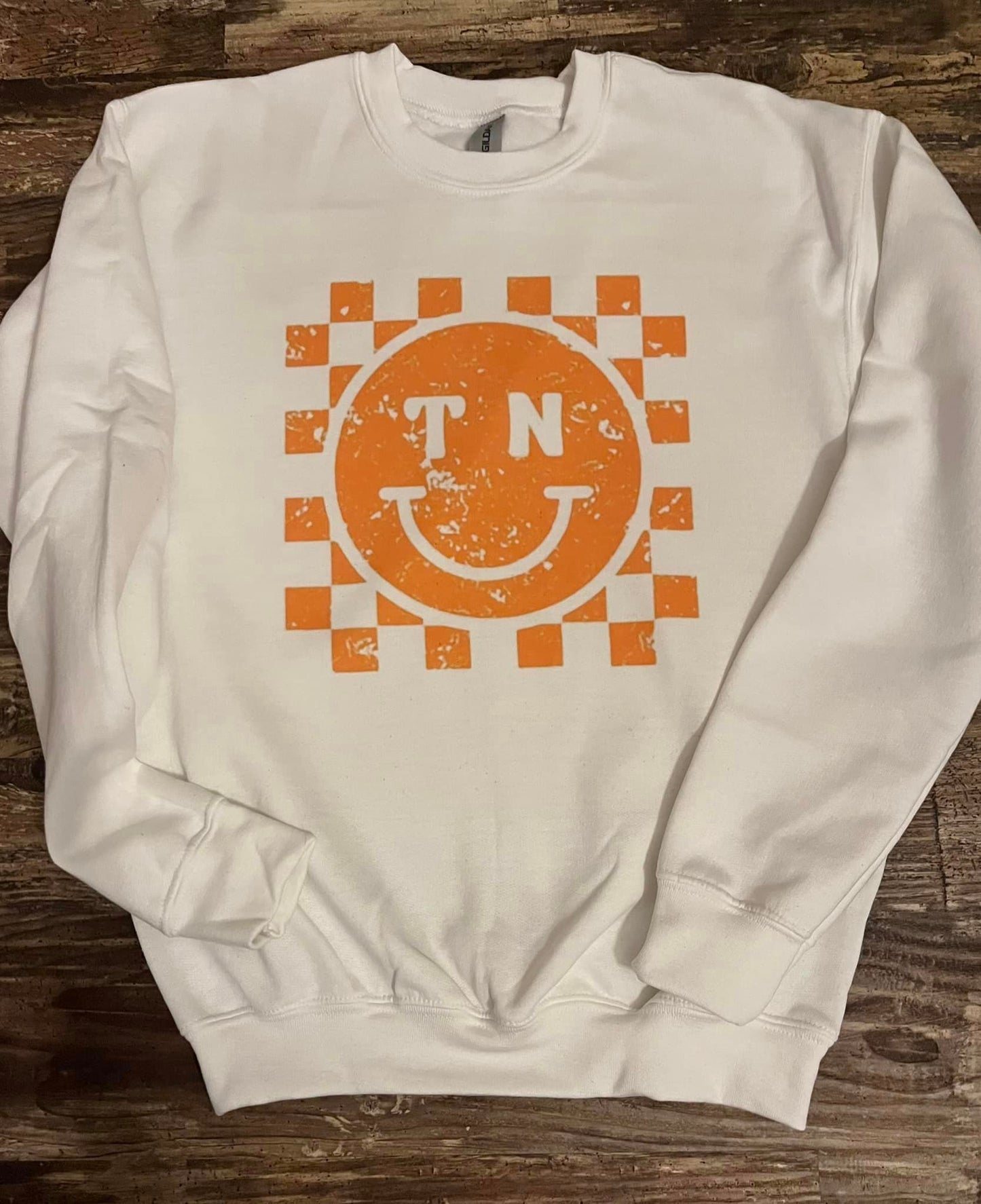 VOLS SMILEY FACE CREWNECK SWEATSHIRT