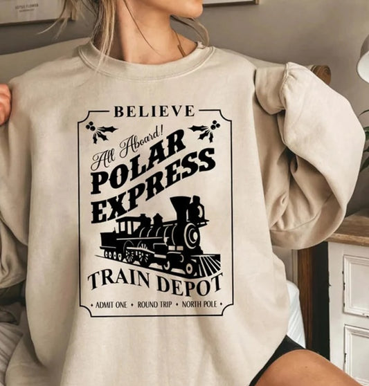 POLAR EXPRESS HOLIDAY CREWNECK SWEATSHIRT