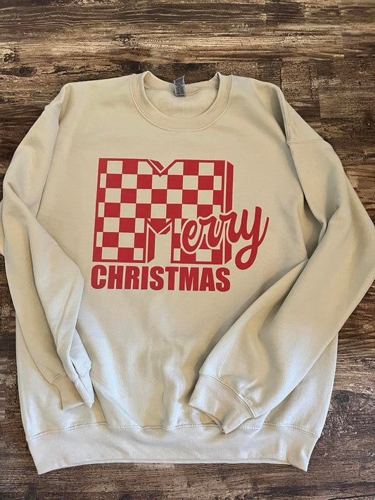 MERRY CHRITMAS CREWNECK SWEATSHIRT