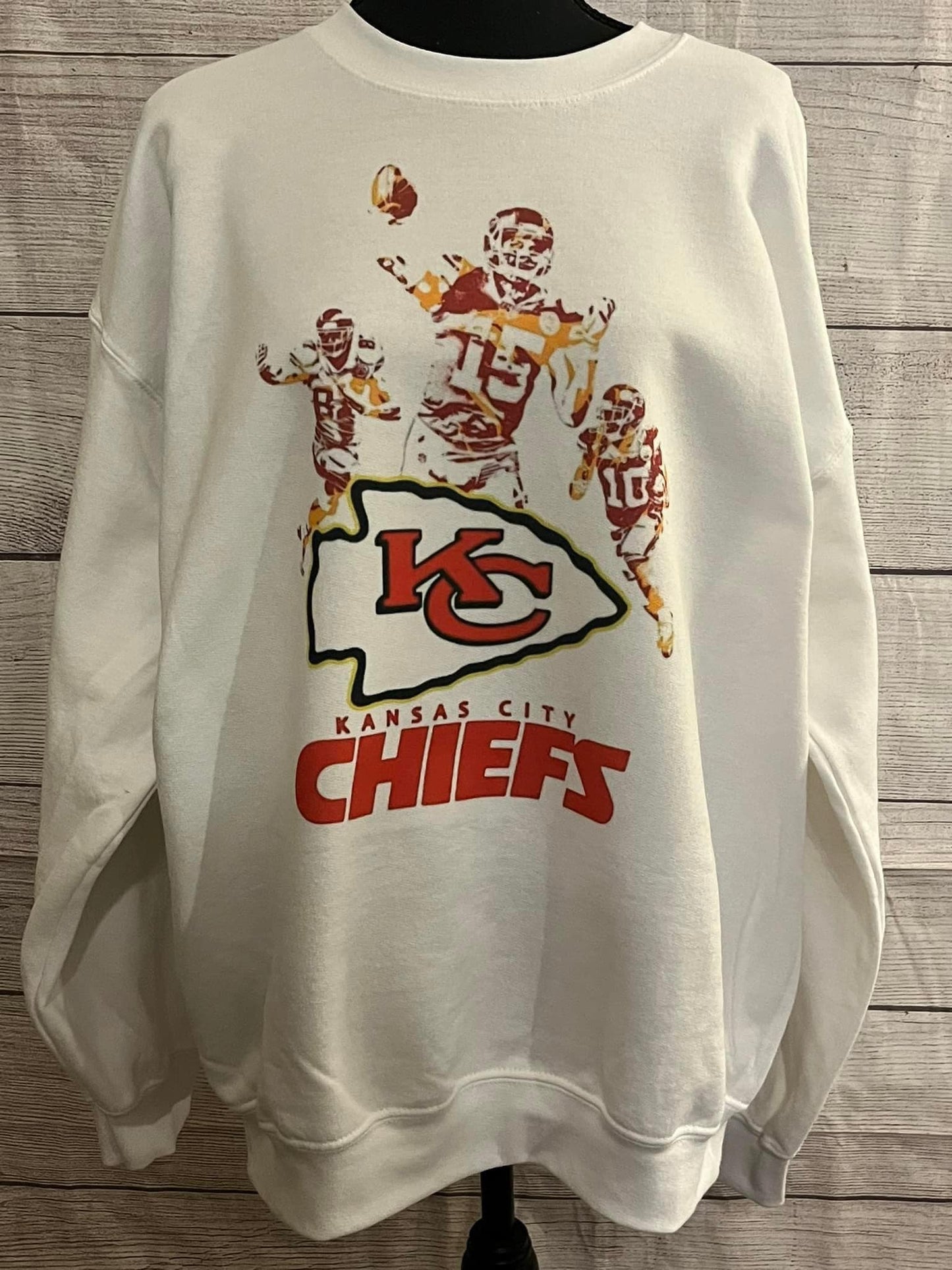 KANSAS CITY CHIEFS CREWNECK SWEATSHIRT