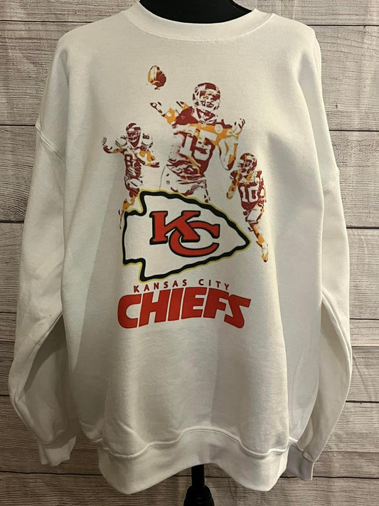 KANSAS CITY CHIEFS CREWNECK SWEATSHIRT
