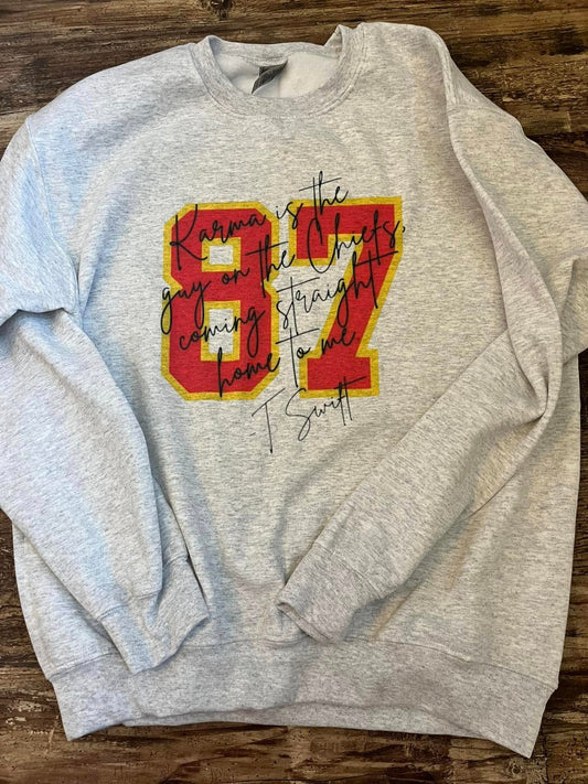 87 CHIEFS CREWNECK SWEATSHIRT