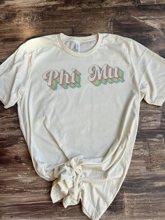 PHI MU RETRO TEE