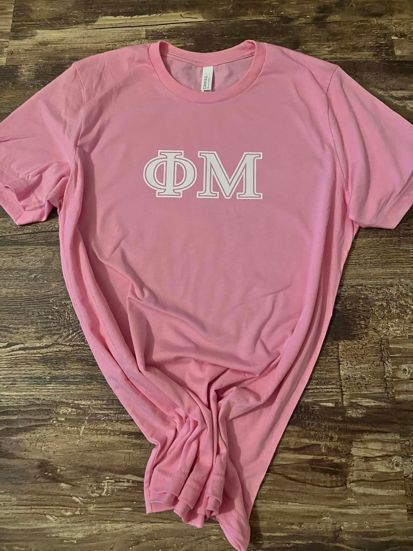 PHI MU SORORITY LETTER TEE