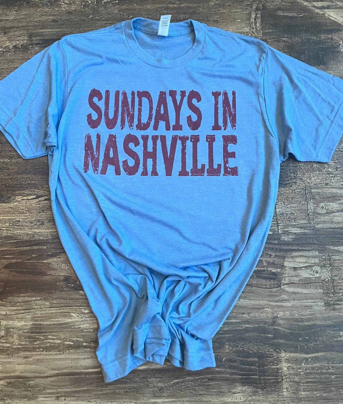 SUNDAYS IN NASHVILLE TEE SHIRT