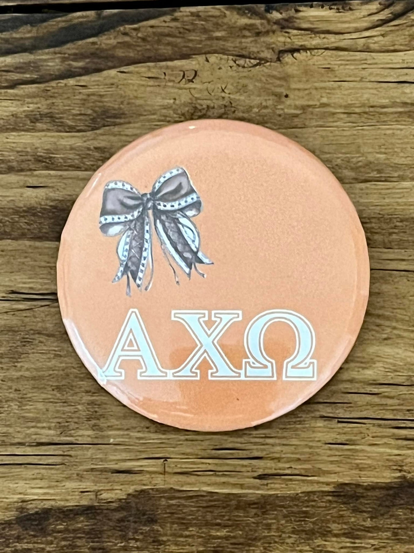 ALPHA CHI OMEGA COQUTEE GAME DAY PIN