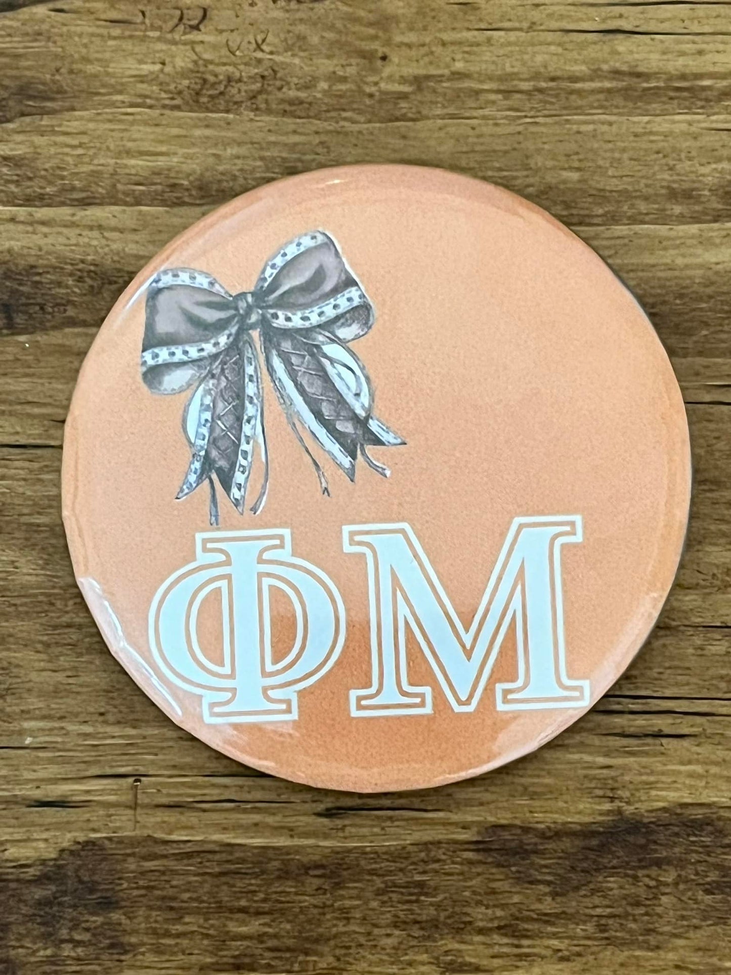 PHI MU COQUETTE GAME DAY PIN