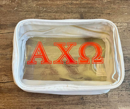 ALPHA CHI OMEGA COSMETIC POUCH