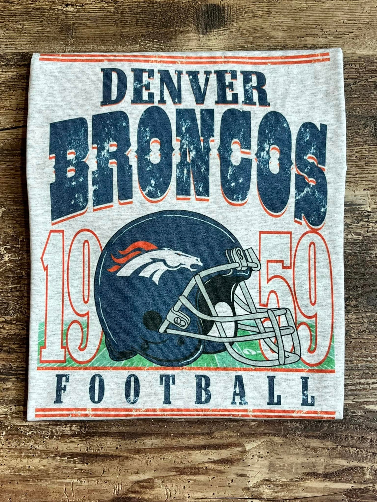 DENVER BRONCOS VINTAGE TEE