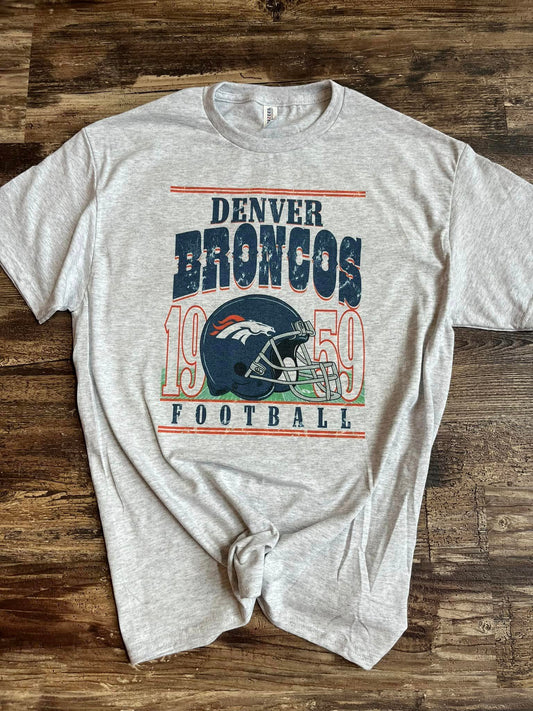 DENVER BRONCOS VINTAGE TEE