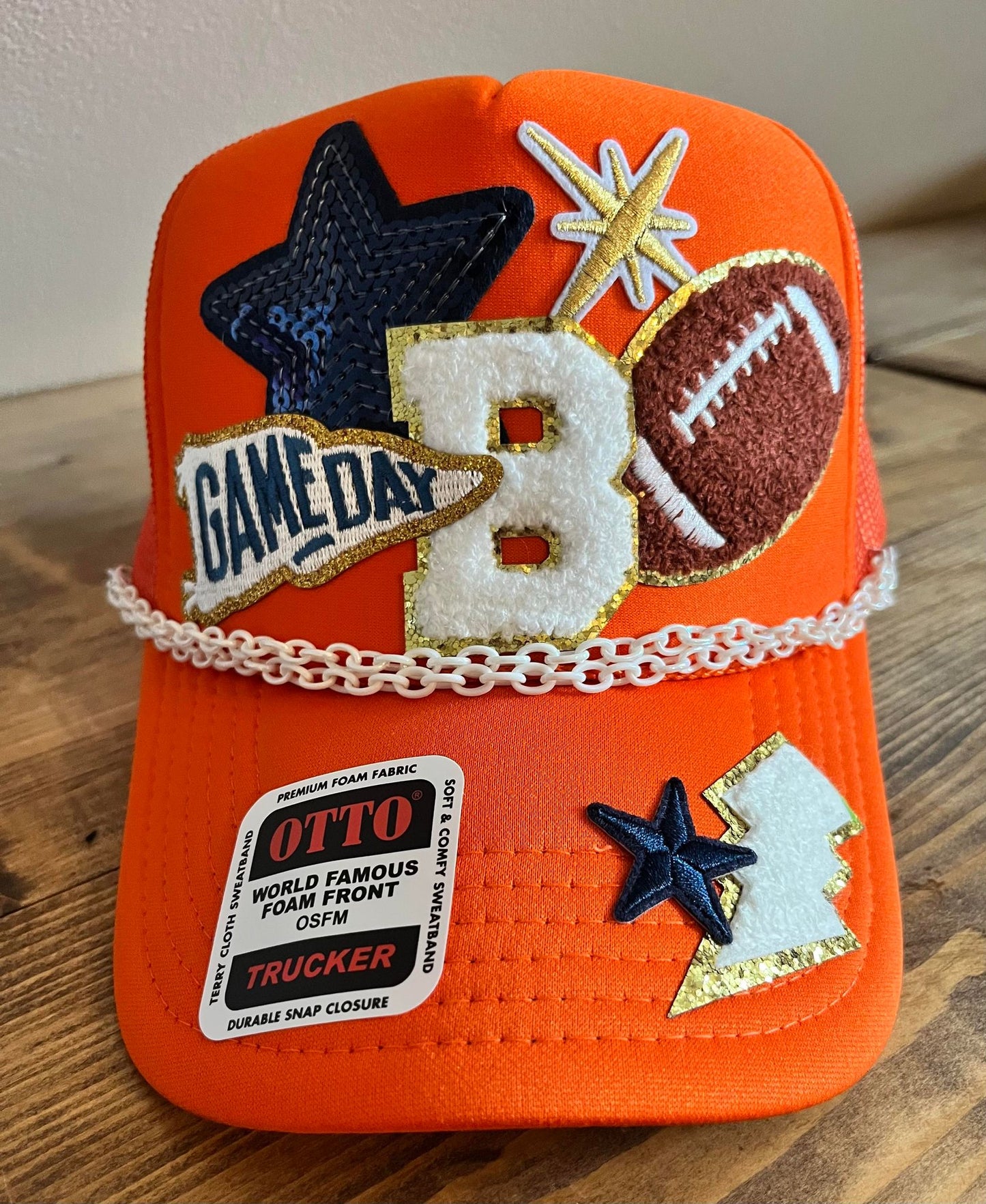 BEECH BUCS OR DENVER BRONCOS TRUCKER HAT