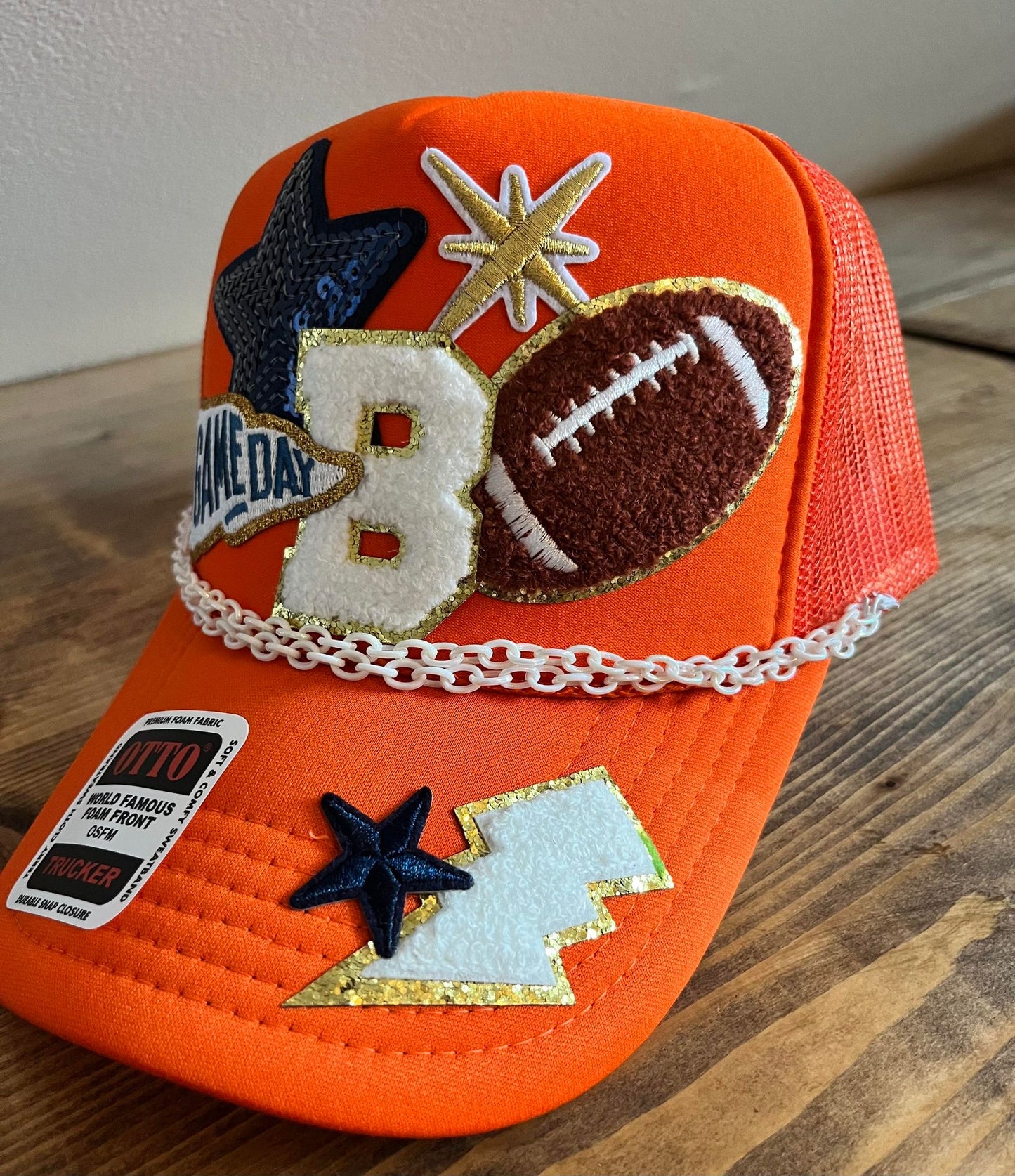 BEECH BUCS OR DENVER BRONCOS TRUCKER HAT