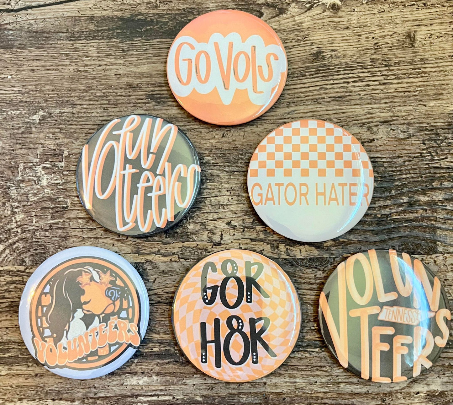 VOLS GAME DAY PINS 3IN