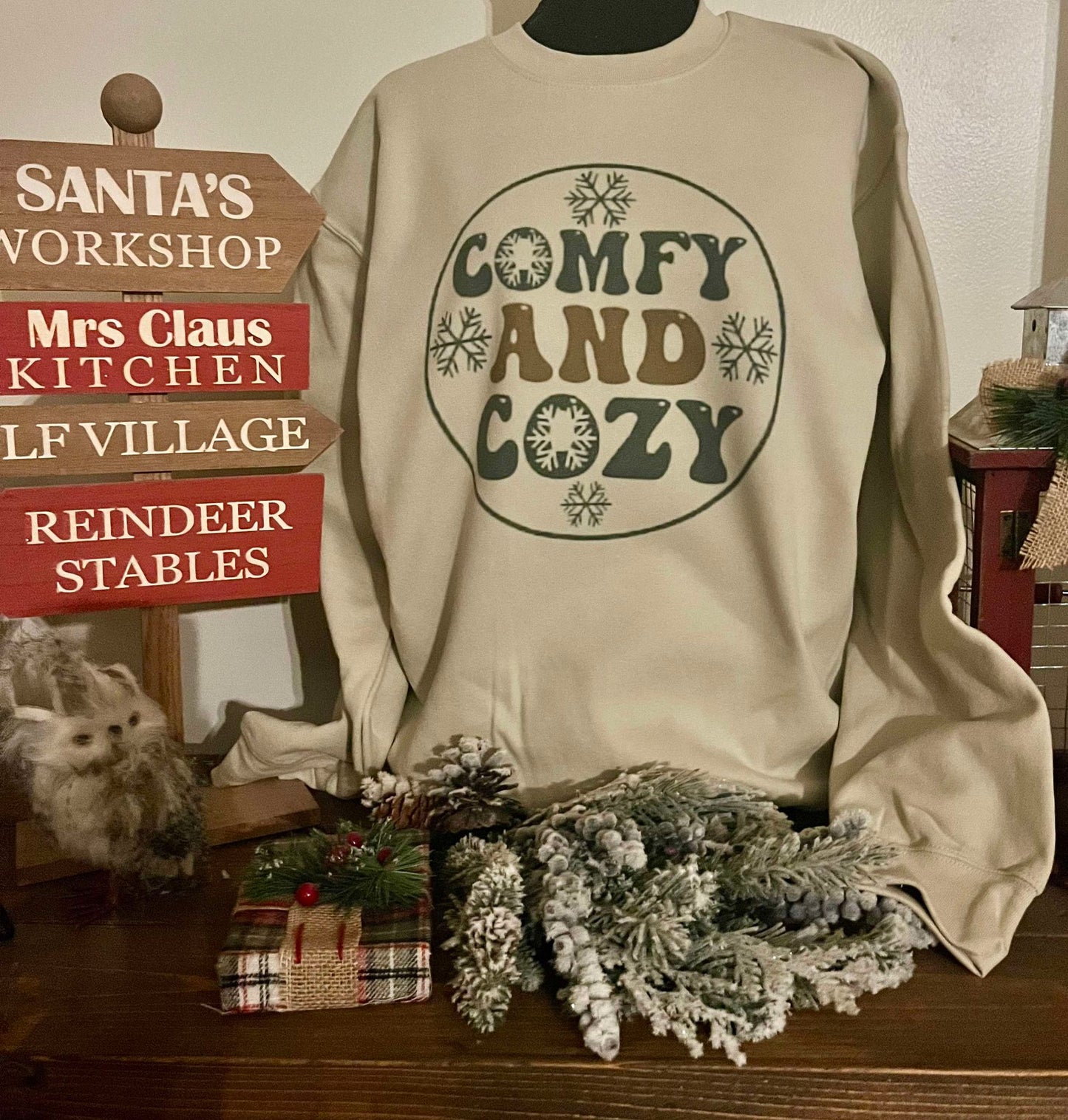 COMFY AND COZY CREWNECK SWEATSHIRT