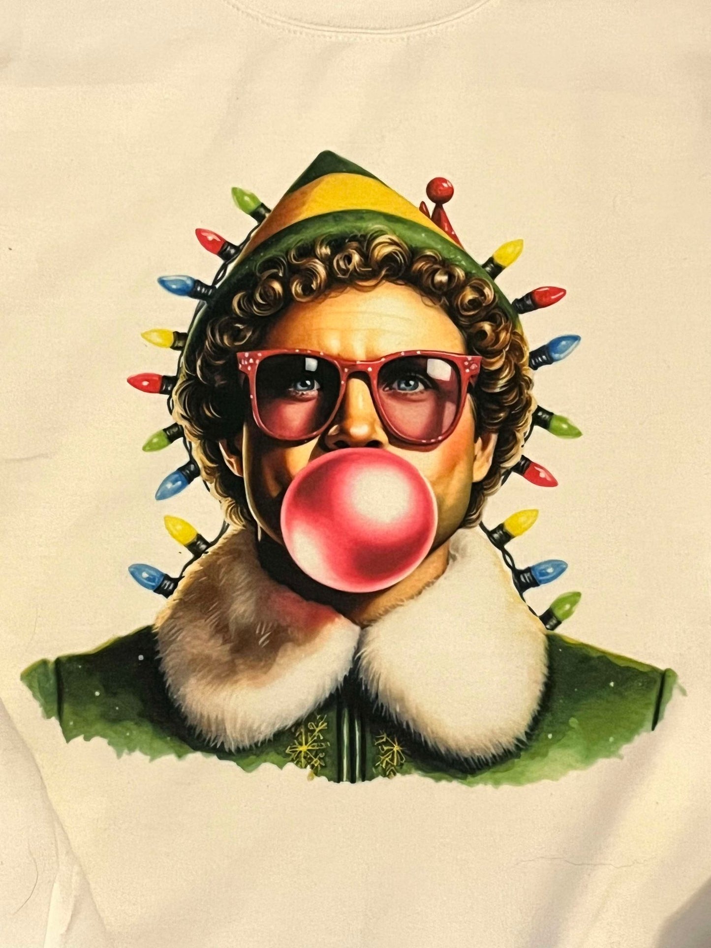 BUBBLEGUM BUDDY THE ELF CREWNECK SWEATSHIRT