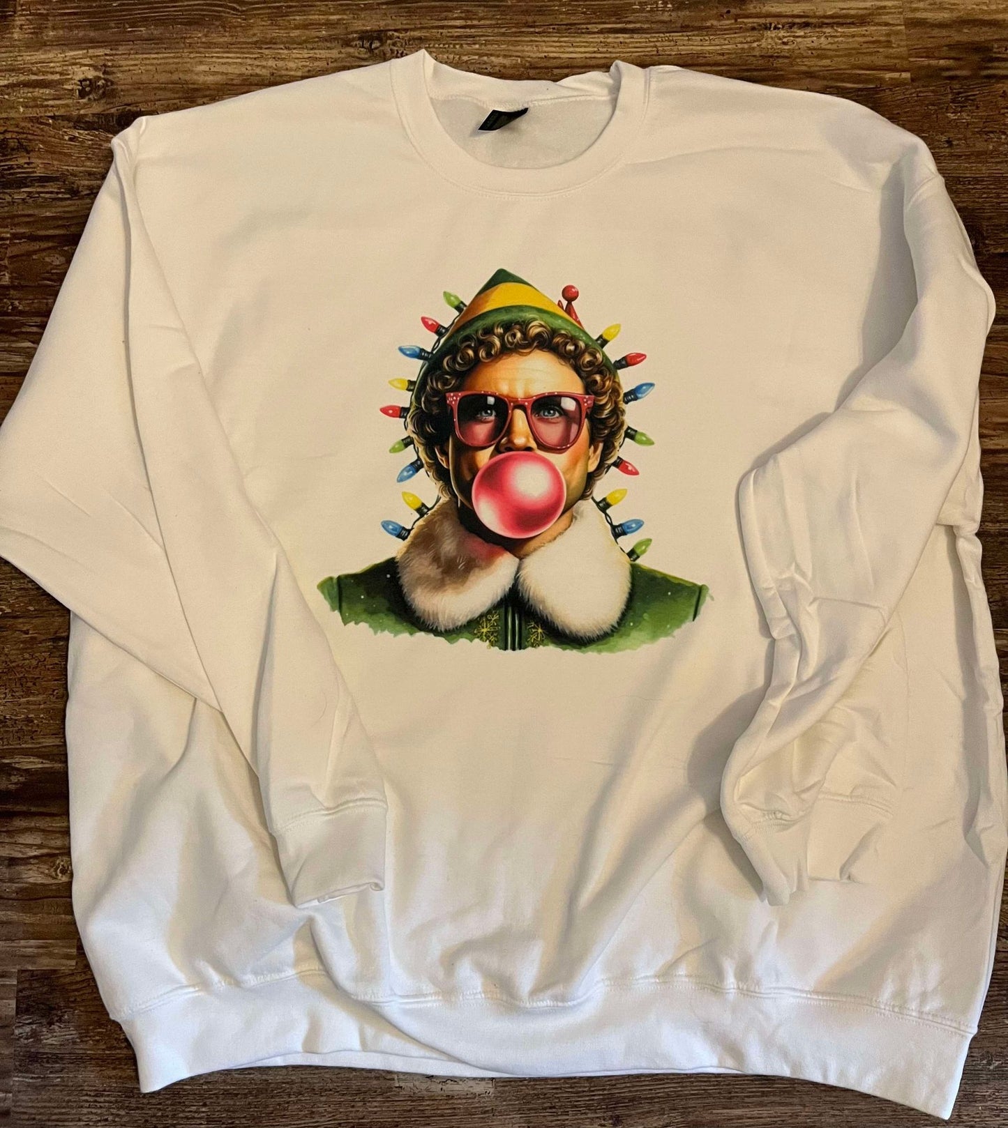 BUBBLEGUM BUDDY THE ELF CREWNECK SWEATSHIRT