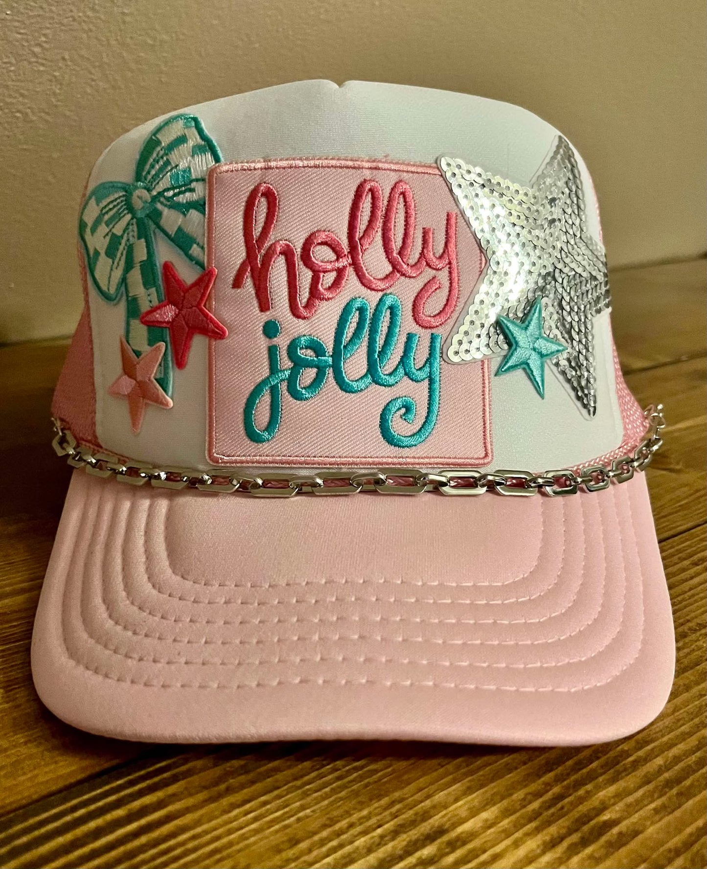 HOLLY JOLLY TRUCKER HAT
