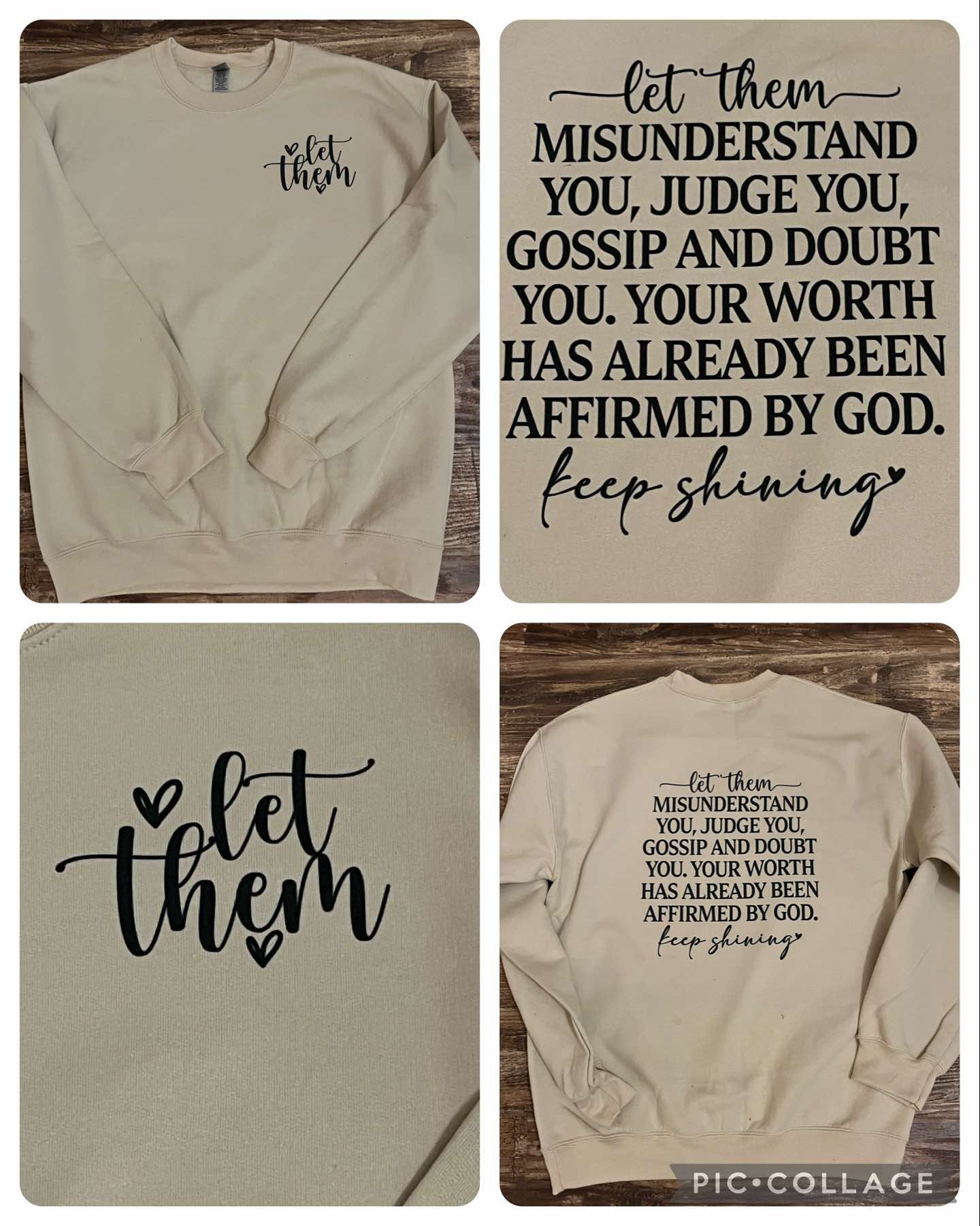 LET THEM SWEATSHIRT