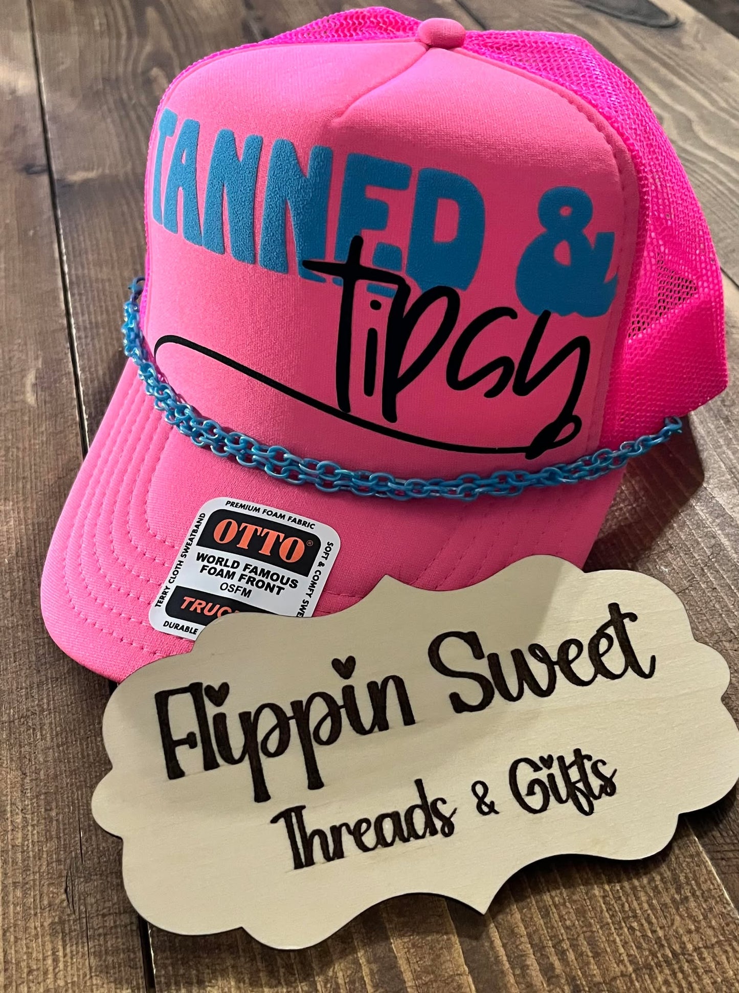 TANNED & TIPST TRUCKER HAT