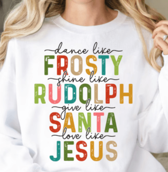 LOVE LIKE JESUS CREWNECK SWEATSHIRT