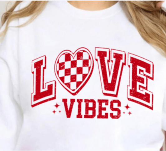 LOVE VIBES CREWNECK SWEATSHIRT
