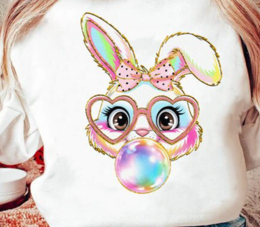 BUBBLEGUM BUNNY SWEATSHIRT OR TEE